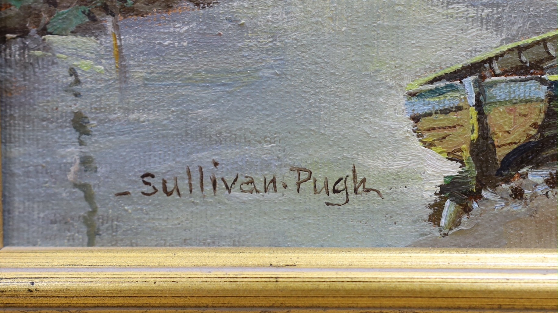 Norbert Sullivan Pugh, oil on canvas, 'Cley Mill, Norfolk', signed, 24 x 30cm